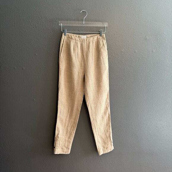 TSE Linen High Waisted Pants Size 4 - Picture 1 of 8